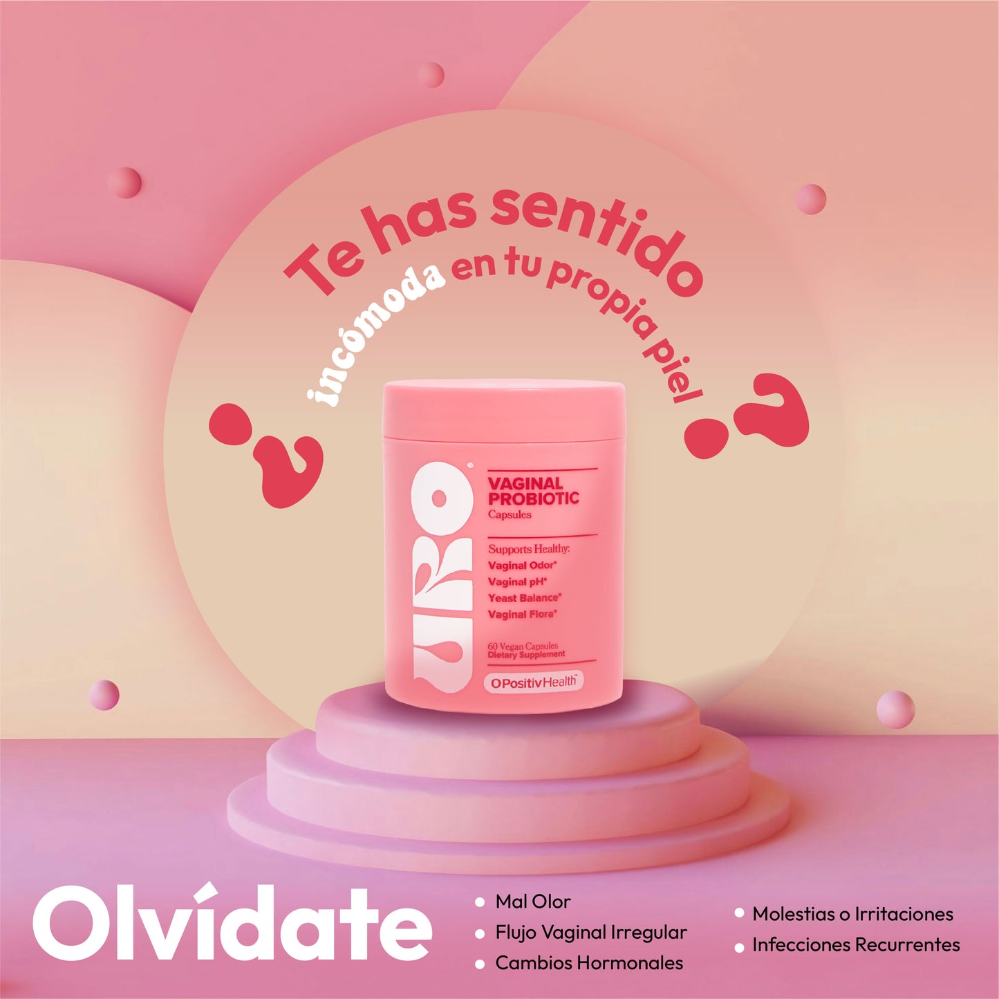 URO PROBIÓTICOS Y PREBIÓTIVOS 60CÁP.