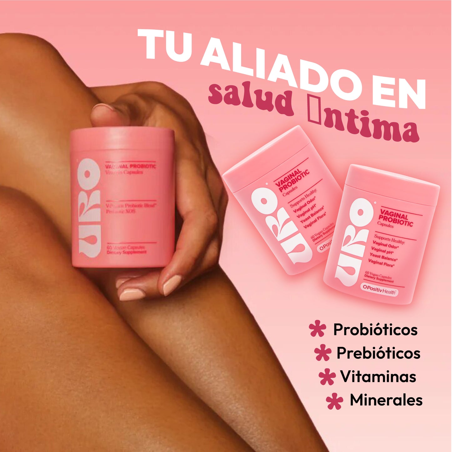 URO PROBIÓTICOS Y PREBIÓTIVOS 60CÁP.