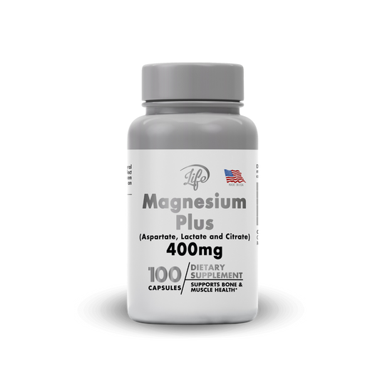 Magnesium Plus Life 400mg 100cáp.