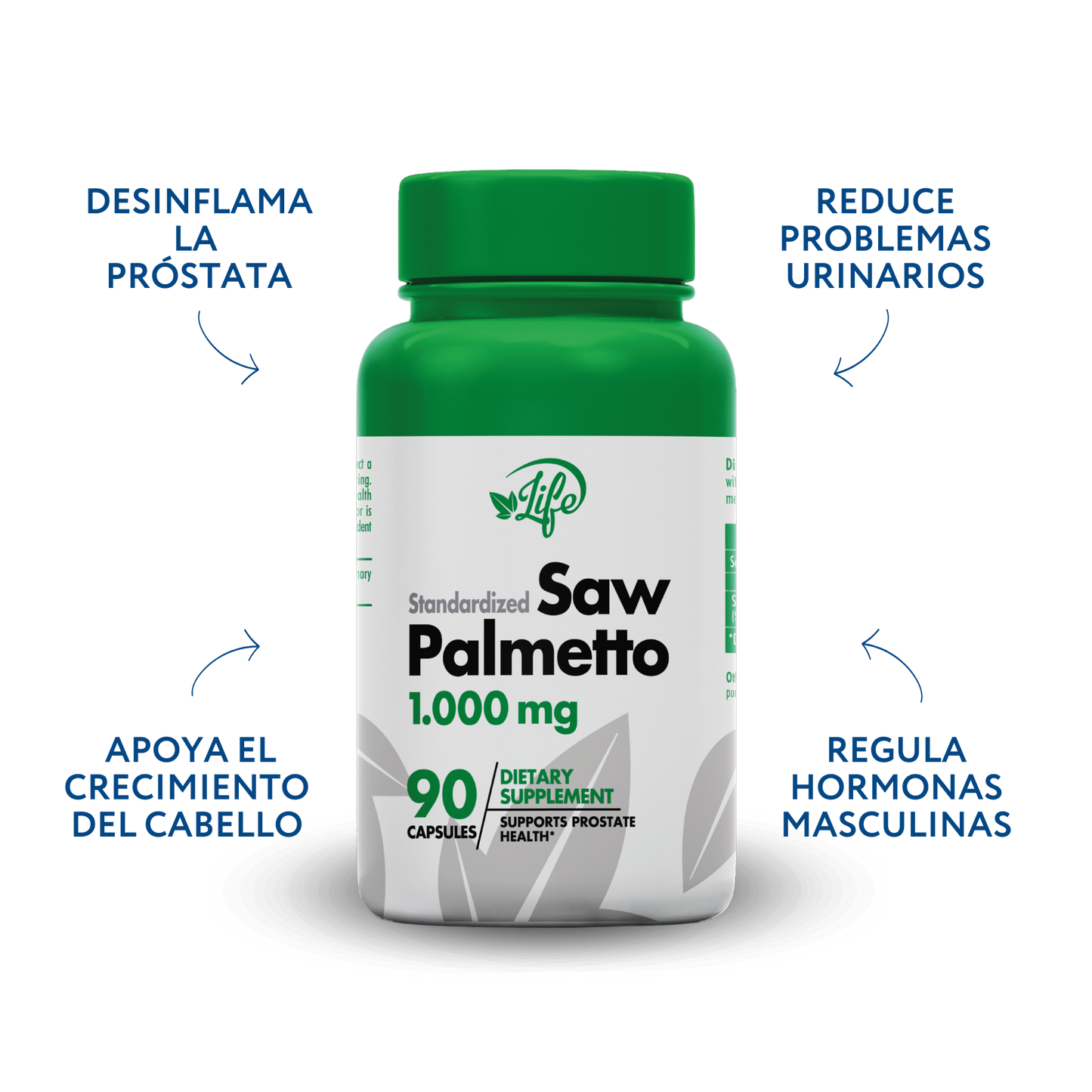 Saw Palmetto Próstata 1.000mg 90cáp.