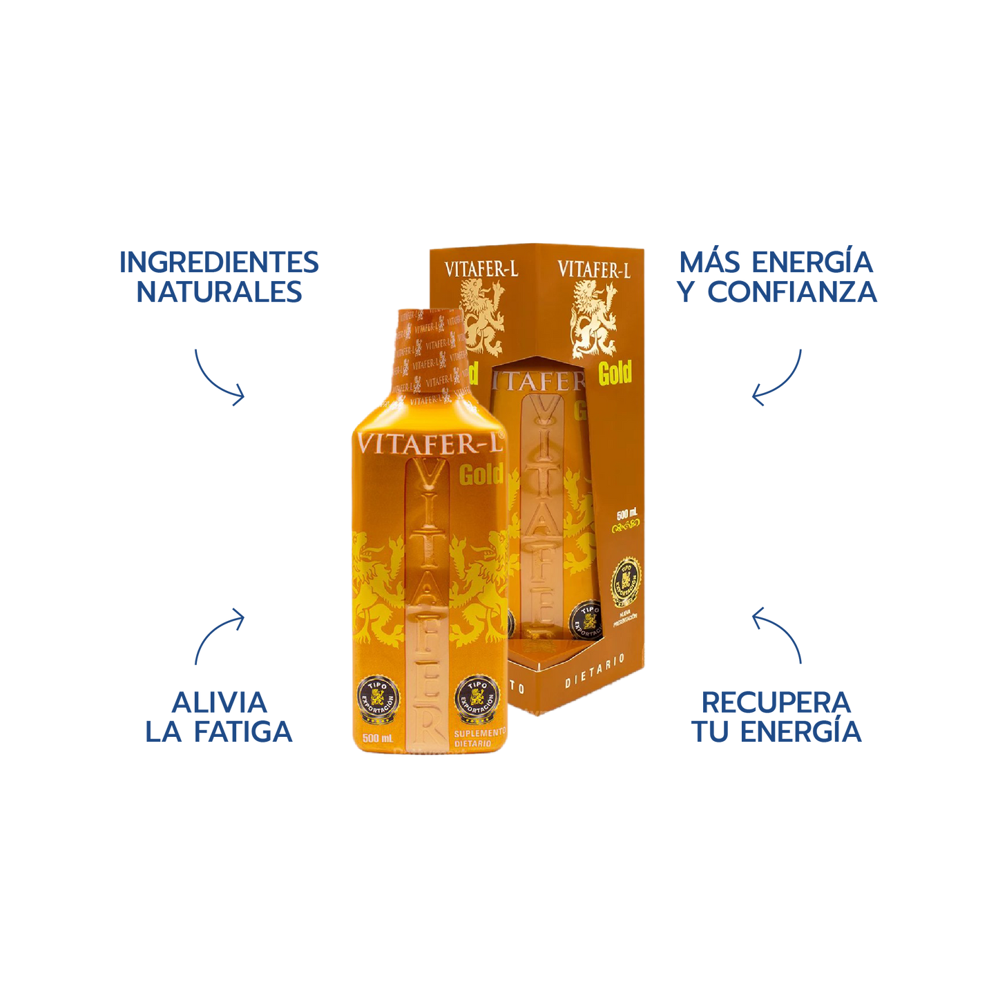 VITAFER ENERGIZANTE 500ML 50SERV.